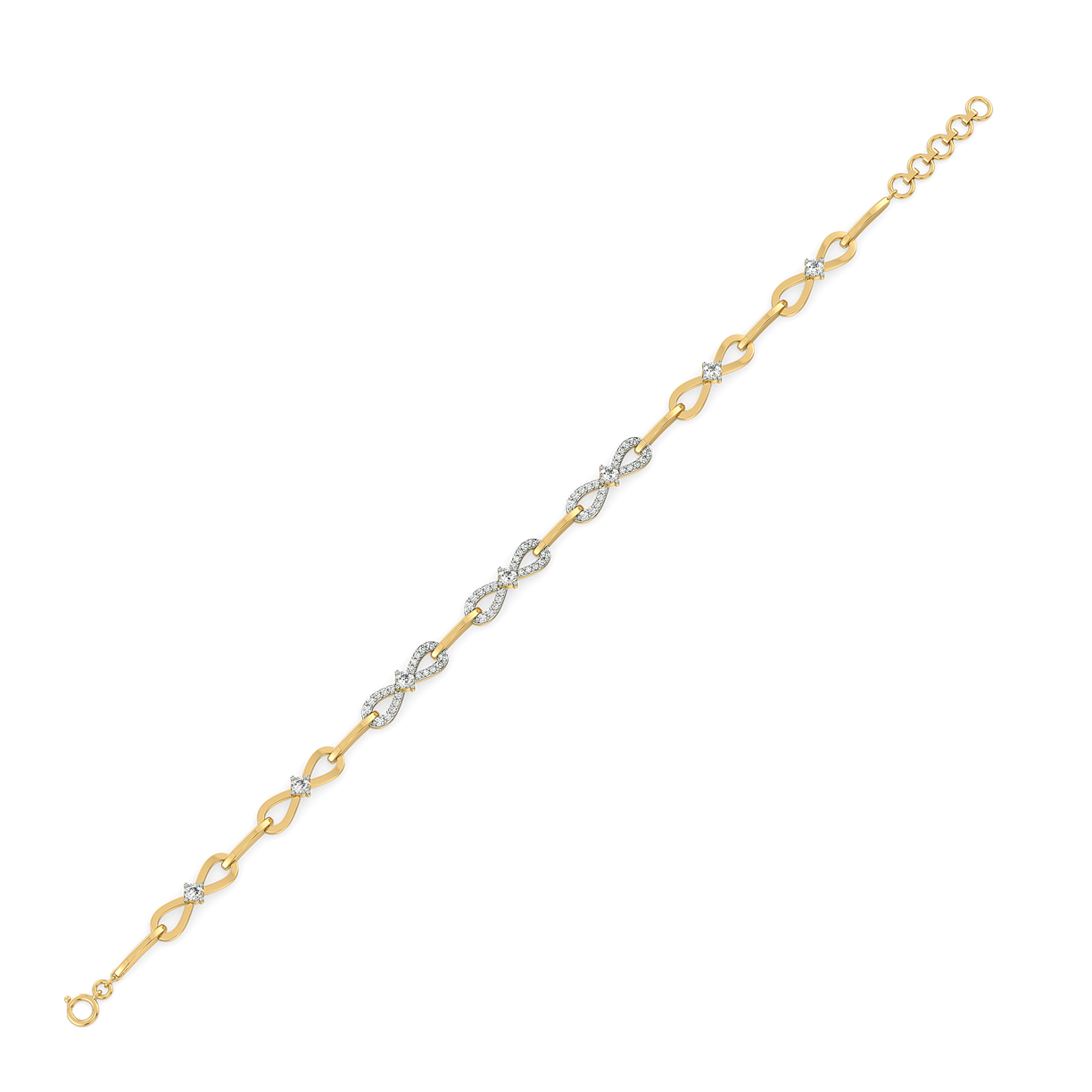 The Bow Knot - Lab Diamond Tennis Bracelet