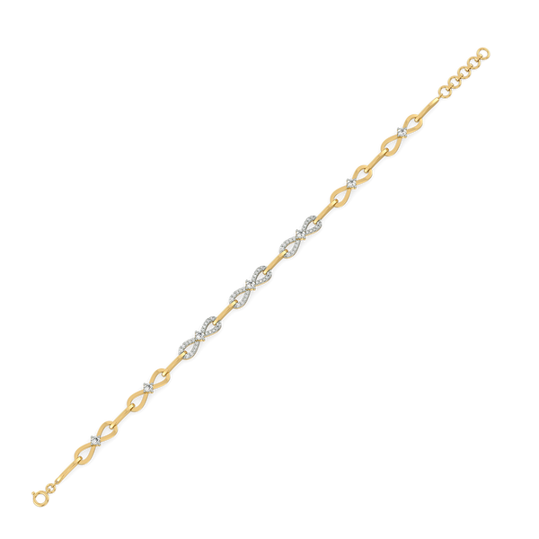 The Bow Knot - Lab Grown Diamond Tennis Bracelet for Women - Lukson 