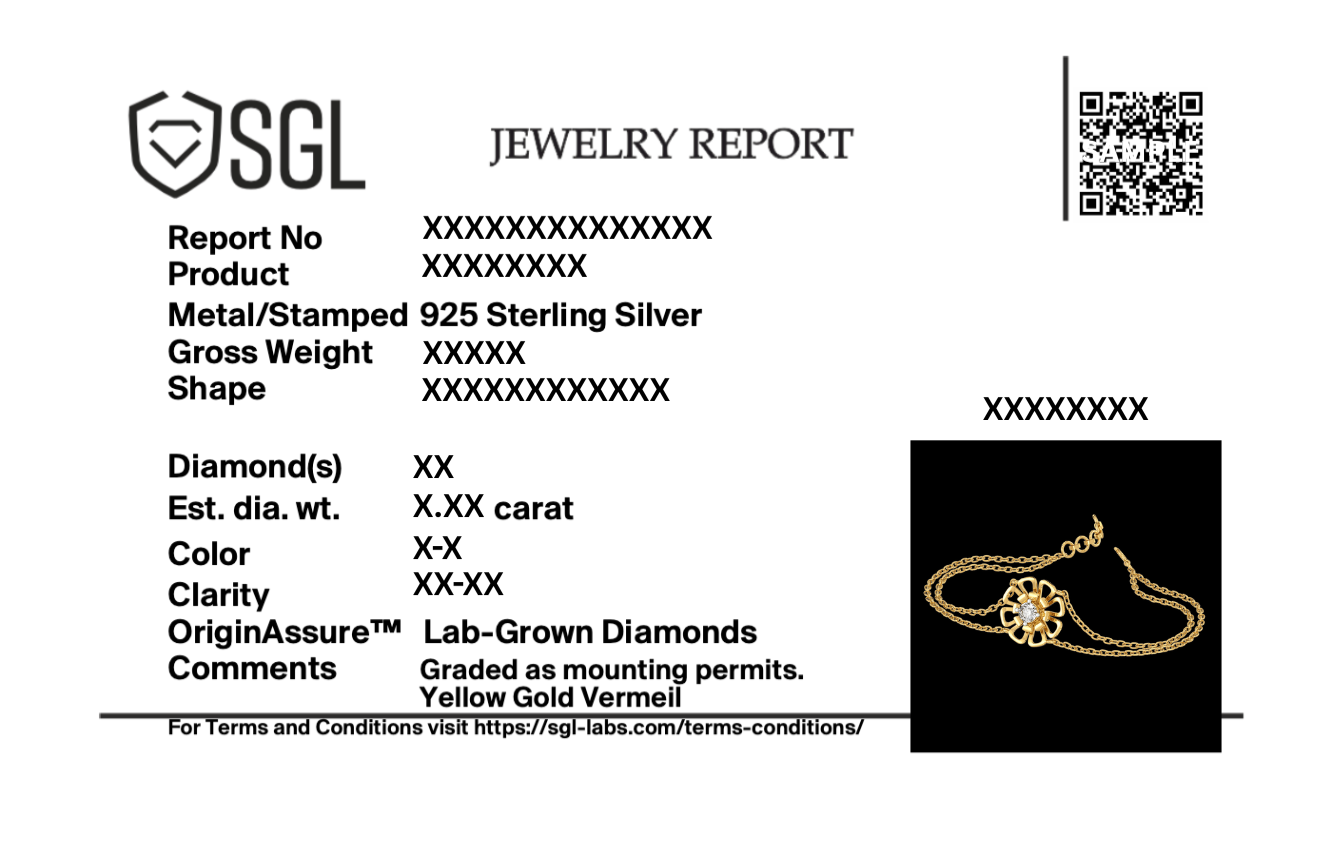 Golden Edge - Lab Diamond Solitaire Bracelet