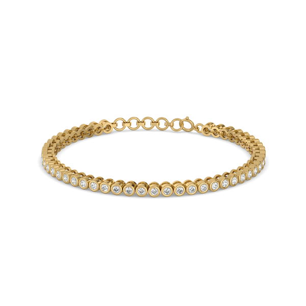 Rain-Dance - Lab Grown Diamond Tennis Bracelet - Lukson 