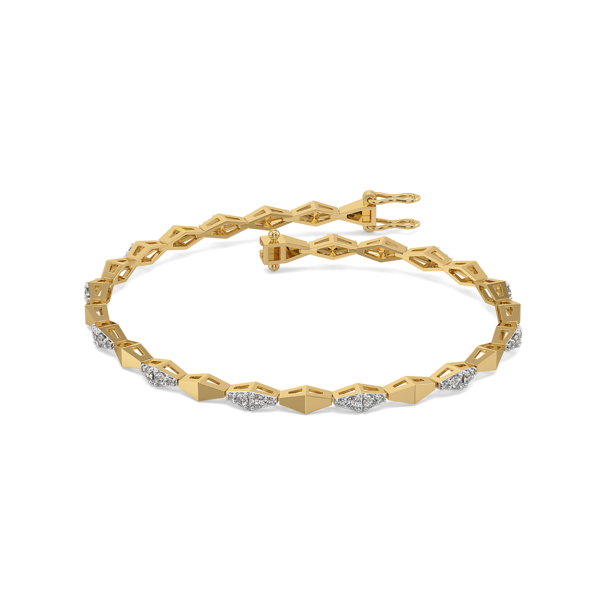 Radiance Edge - Lab Diamond Tennis Bracelet