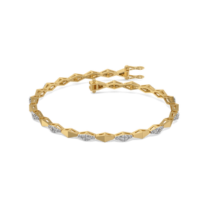 Radiance Edge - Lab Diamond Tennis Bracelet
