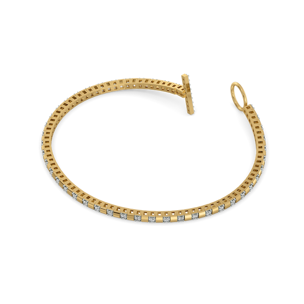 Classic Slim - Lab Grown Diamond Tennis Bracelet for Women- Lukson 