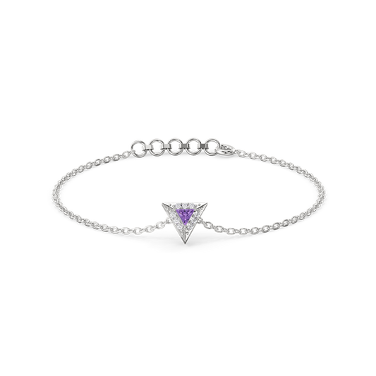 Ultra Violet Glow - Lab Diamond Bracelet