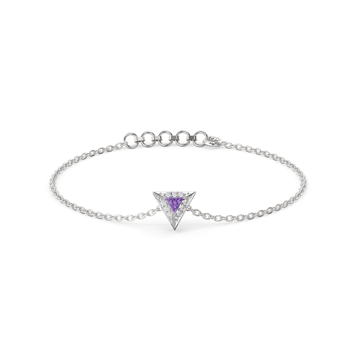 Ultra Violet Glow - Lab Diamond Bracelet