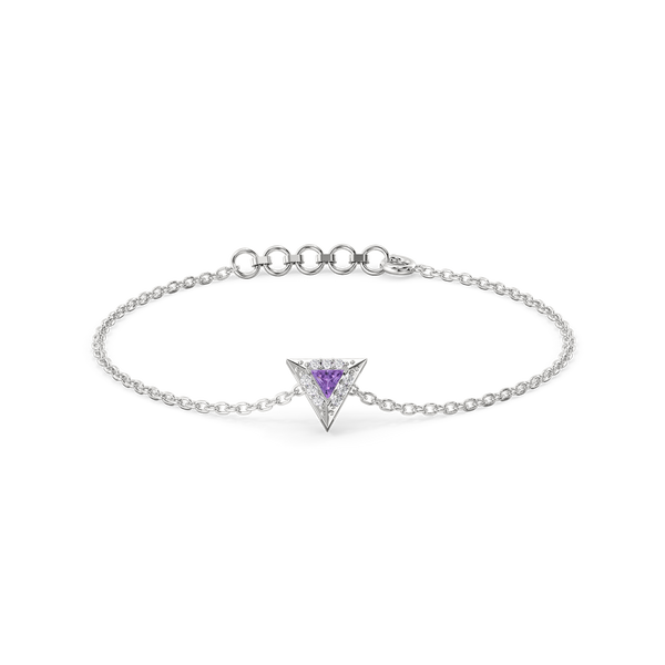 Lukson Ultra Violet Glow - Lab Grown Diamond Bracelet