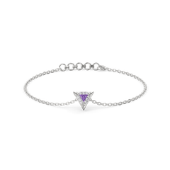 Ultra Violet Glow - Lab Diamond Bracelet