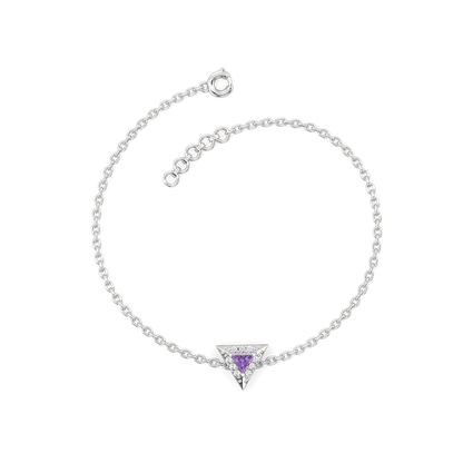 Ultra Violet Glow - Lab Diamond Bracelet