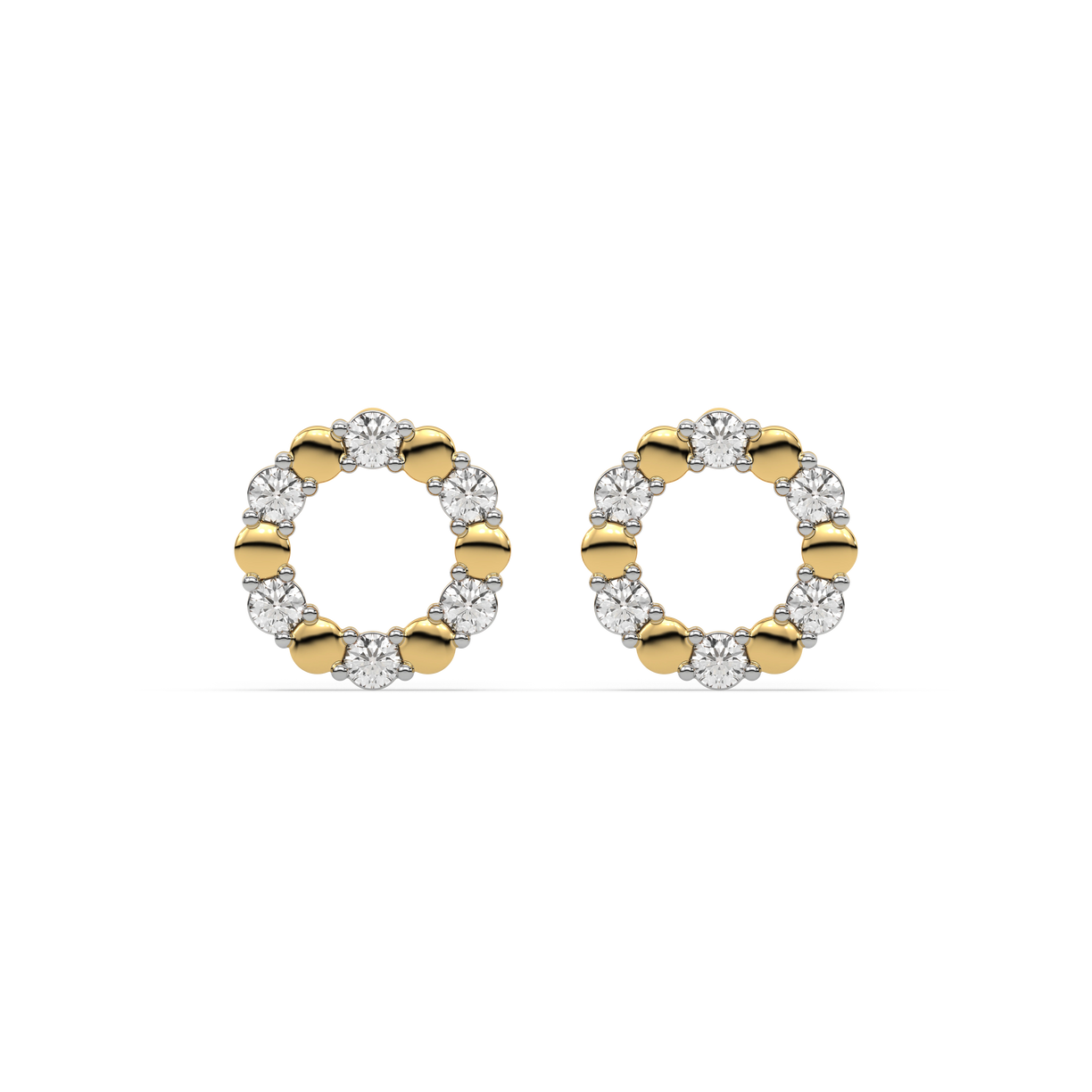 Lab grown diamond earrings for women - Lukson