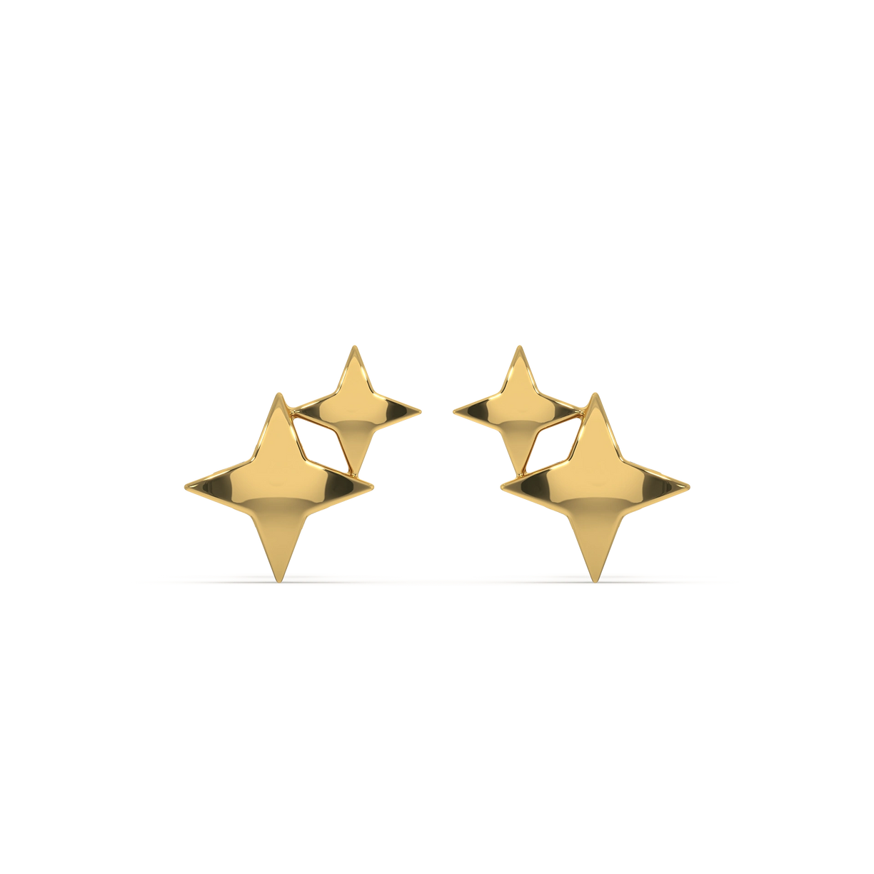 Twinkling Star - 18kt Gold Vermeil Stud Earrings