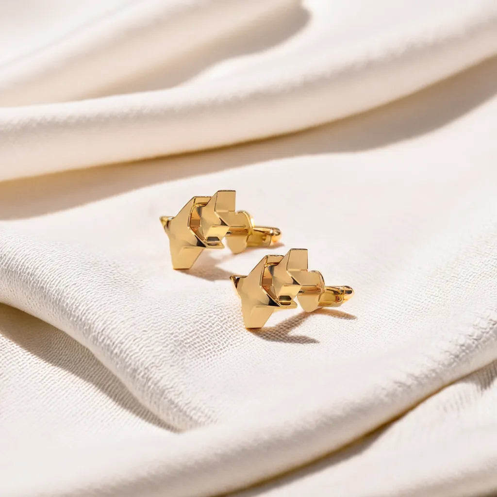 Twinkling Star - 18kt Gold Vermeil Stud Earrings