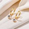 Buy Lukson lab grown diamond evil eye earrings