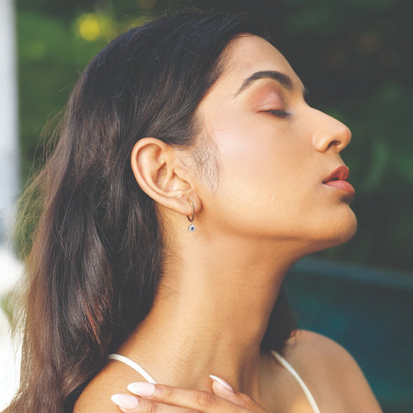 Best Lukson lab grown diamond evil eye earrings