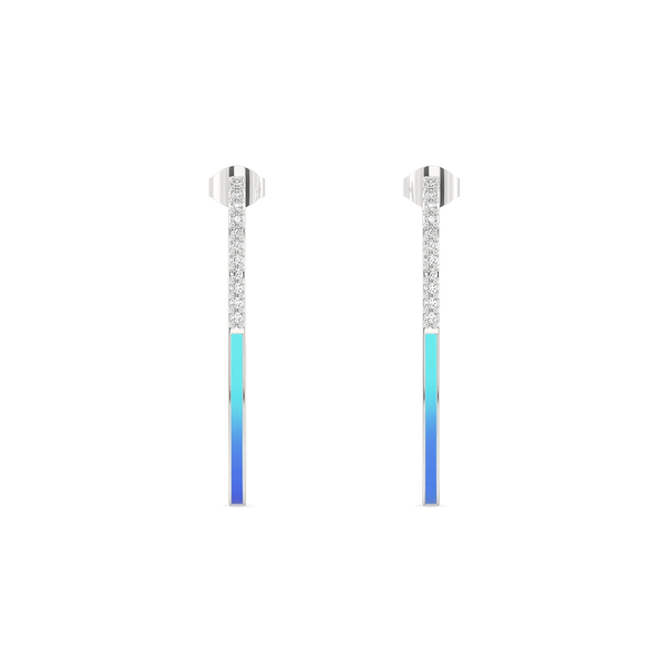 Lab grown diamond hoops - Lukson