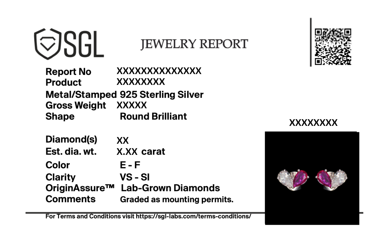 Pear Toi-Moi - Lab Diamond Stud Earrings