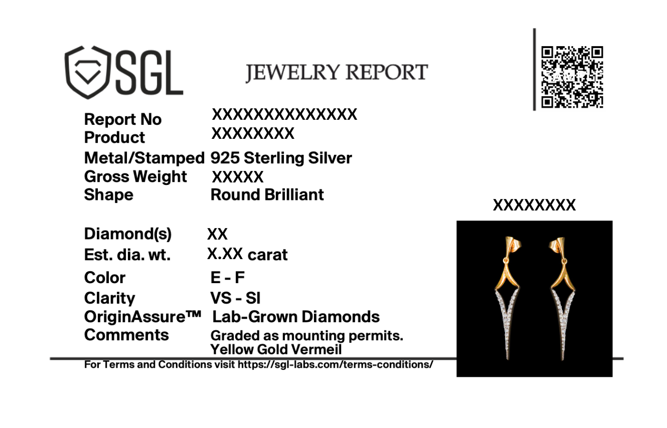 Rebel - Lab Diamond Drop Earrings
