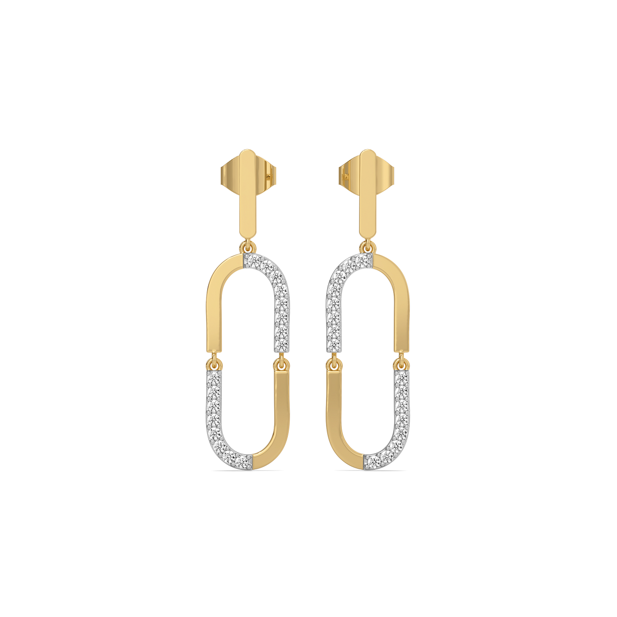 Lustre Loop Lab grown Diamond Earrings | Lukson