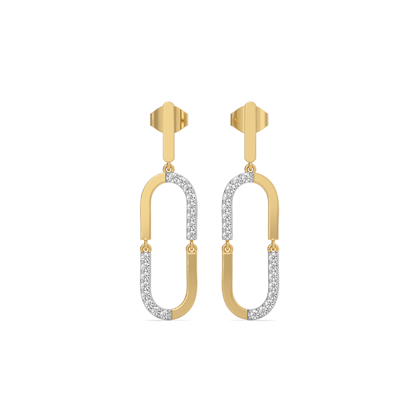 Lustre Loop Lab grown Diamond Earrings | Lukson