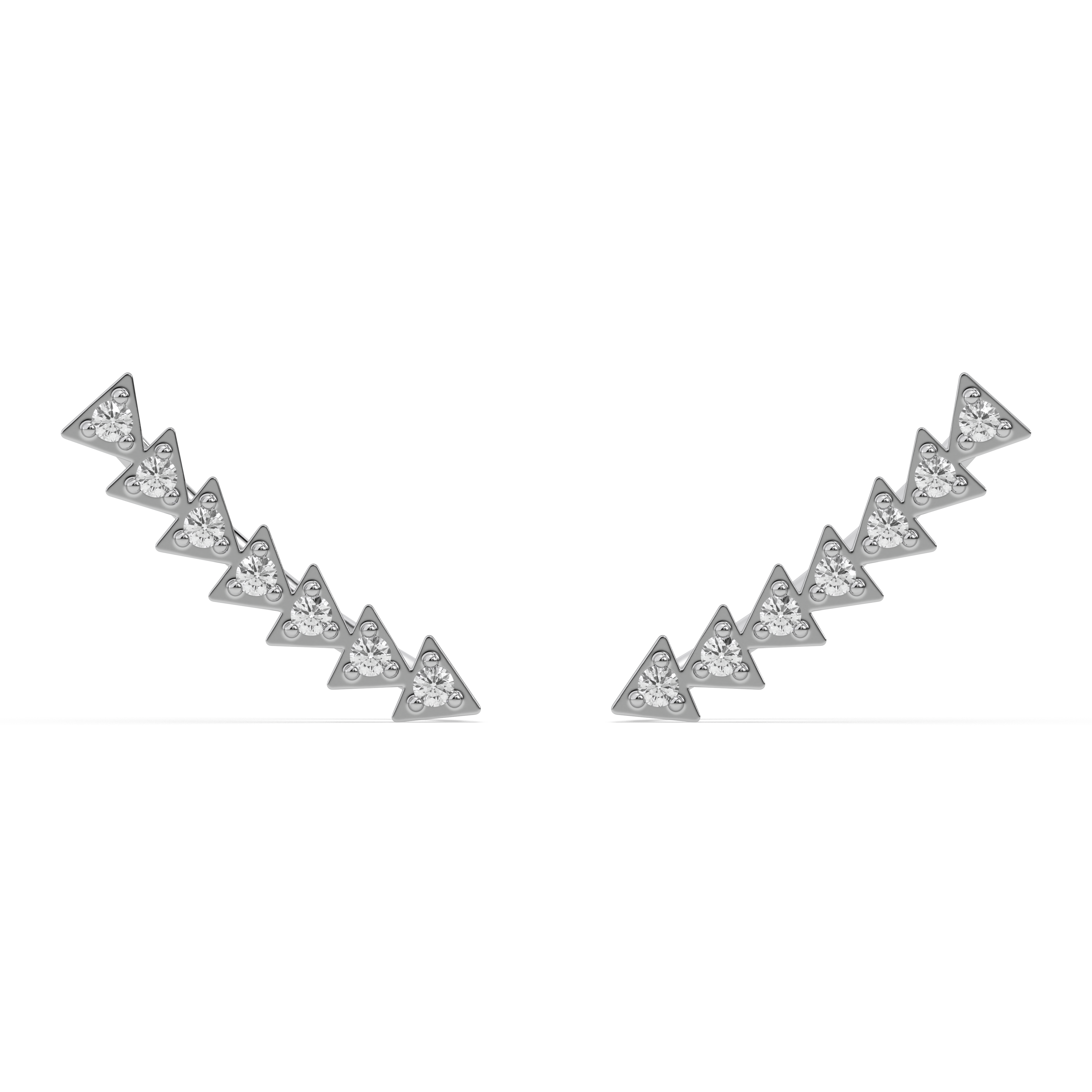 Prism Trail - Lab Diamond Ear Cuffs