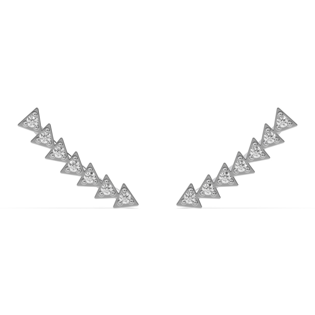 Prism Trail - Lab Diamond Ear Cuffs