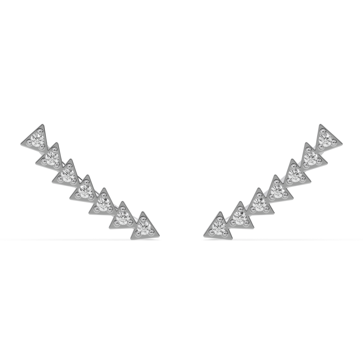 Prism Trail - Lab Diamond Ear Cuffs
