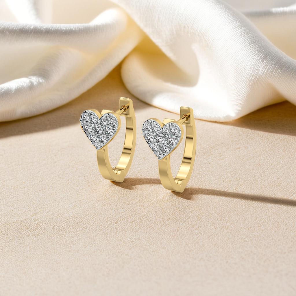 Timeless Loop - Lab Diamond Hoop Earrings