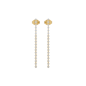 Line of Light - Lab Diamond Drop Earrings
