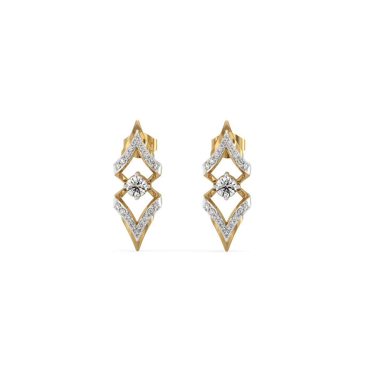 Fierce Aura – Lab Diamond Solitaire Earrings