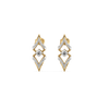 Lukson lab grown diamond aura earrings
