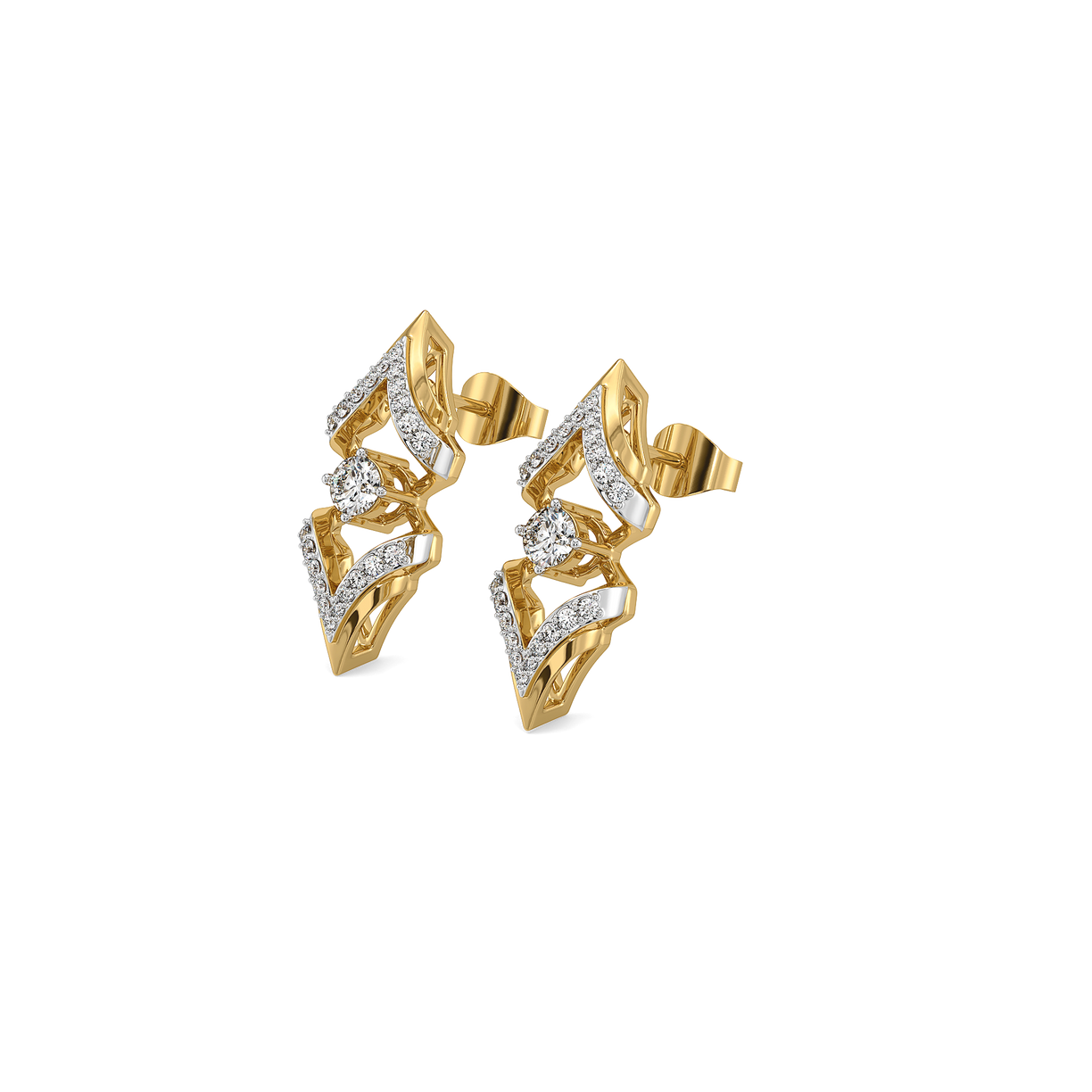 Fierce Aura – Lab Diamond Solitaire Earrings