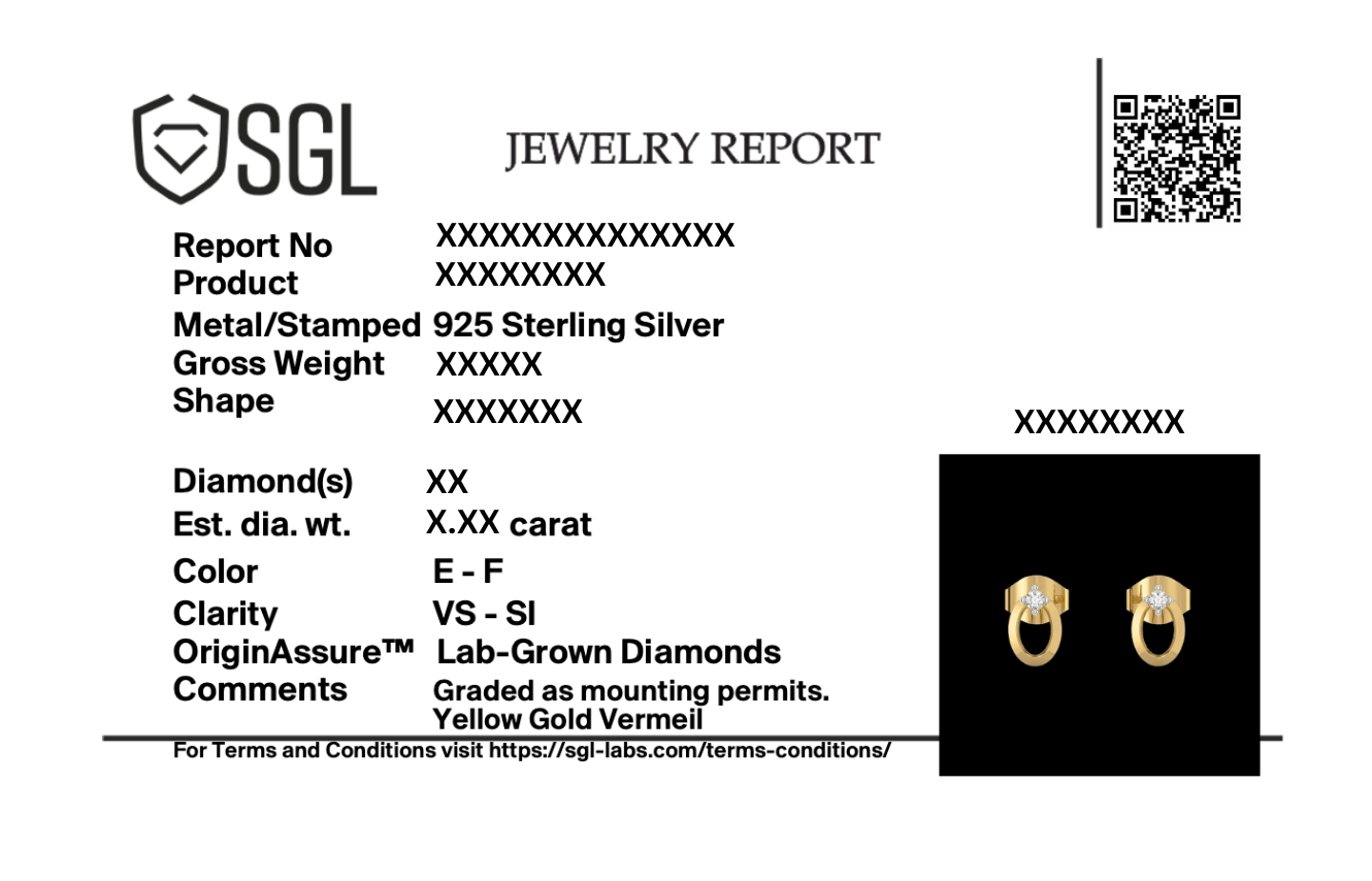 Luna Dot Studs - Lab Diamond Earrings
