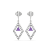 Lab Diamond Drop Earrings for Women - Lukson