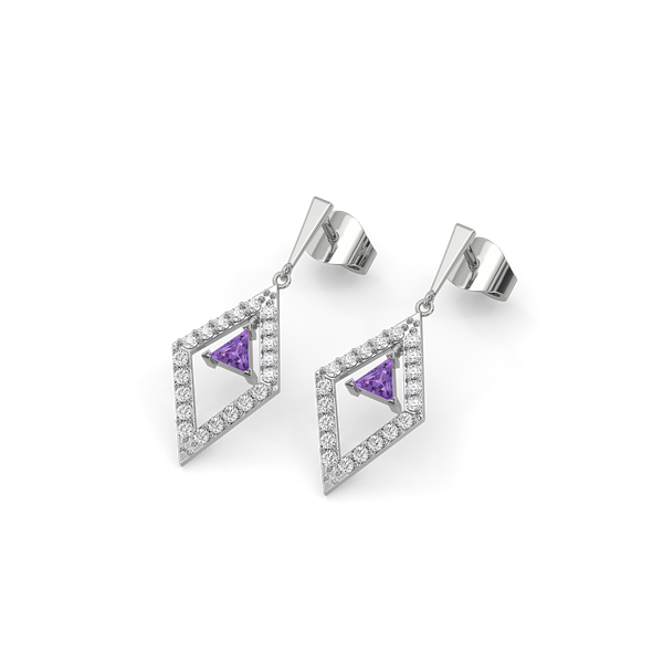 Ultra Glow Lab Diamond Drop Earrings