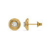 Liquid Gold - Pure Gold Lab Diamond Stud Earrings