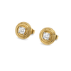 Liquid Gold - Pure Gold Lab Diamond Stud Earrings