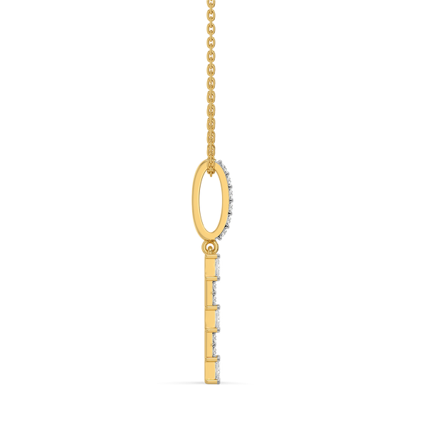 Princess Pathway - Pure Gold Lab Diamond Pendant