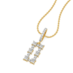 Princess Pathway - Pure Gold Lab Diamond Pendant