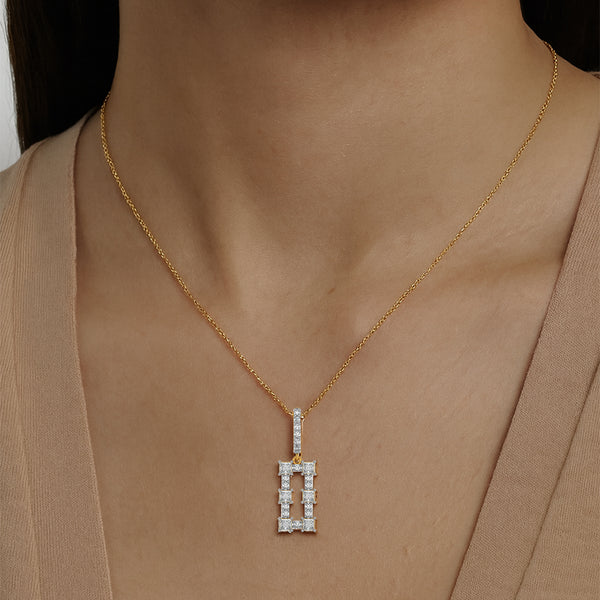Princess Pathway - Pure Gold Lab Diamond Pendant