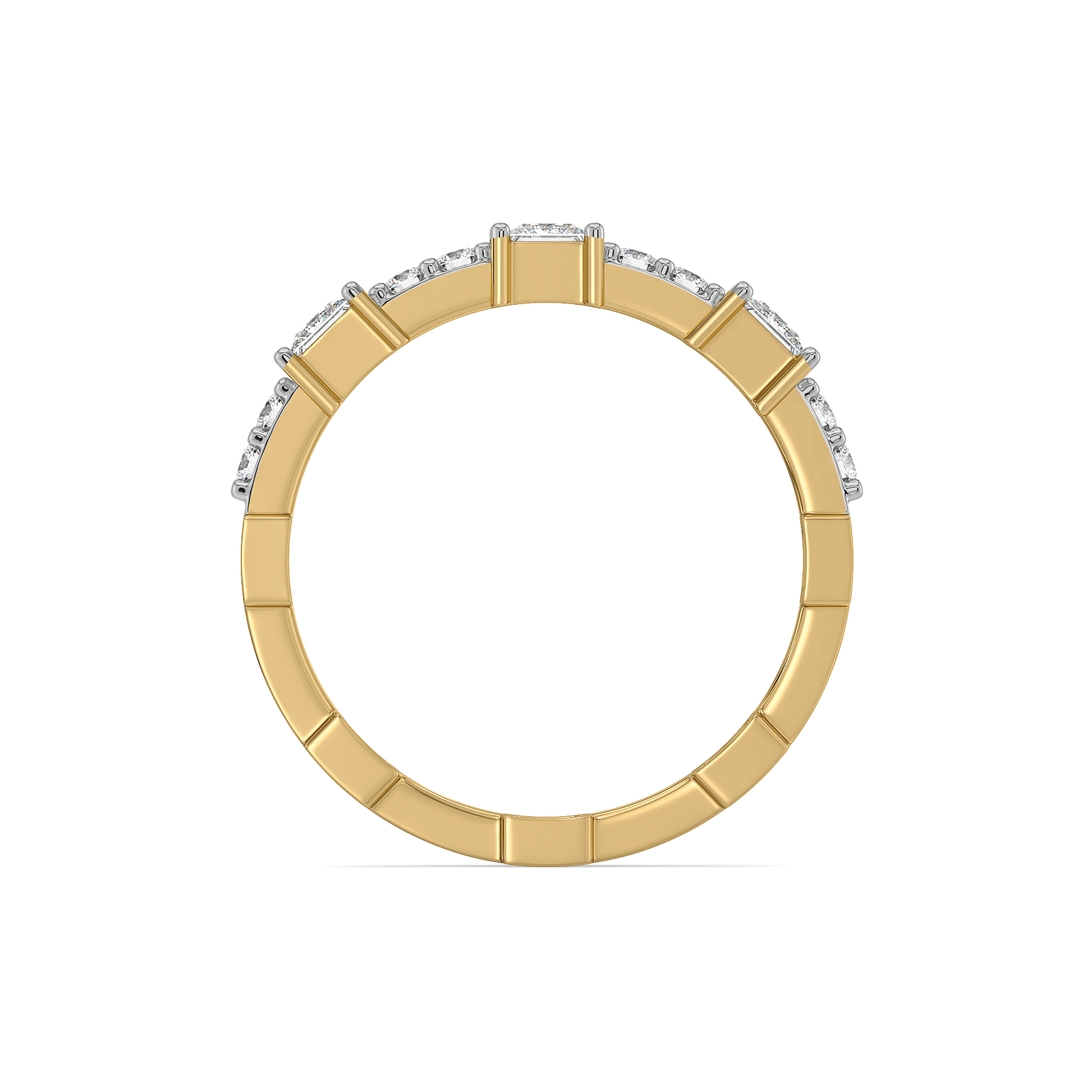 Princess Pathway - Pure Gold Lab Diamond Ring