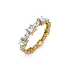 Princess Pathway - Pure Gold Lab Diamond Ring