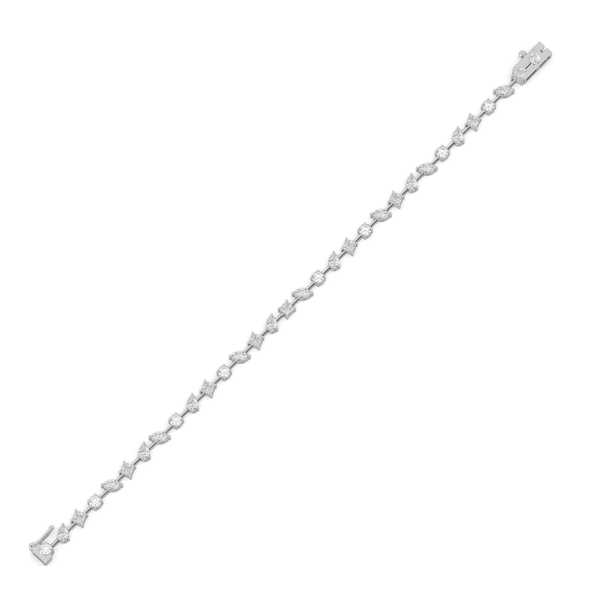 Diamond Cosmos - Pure Gold Lab Diamond Tennis Bracelet