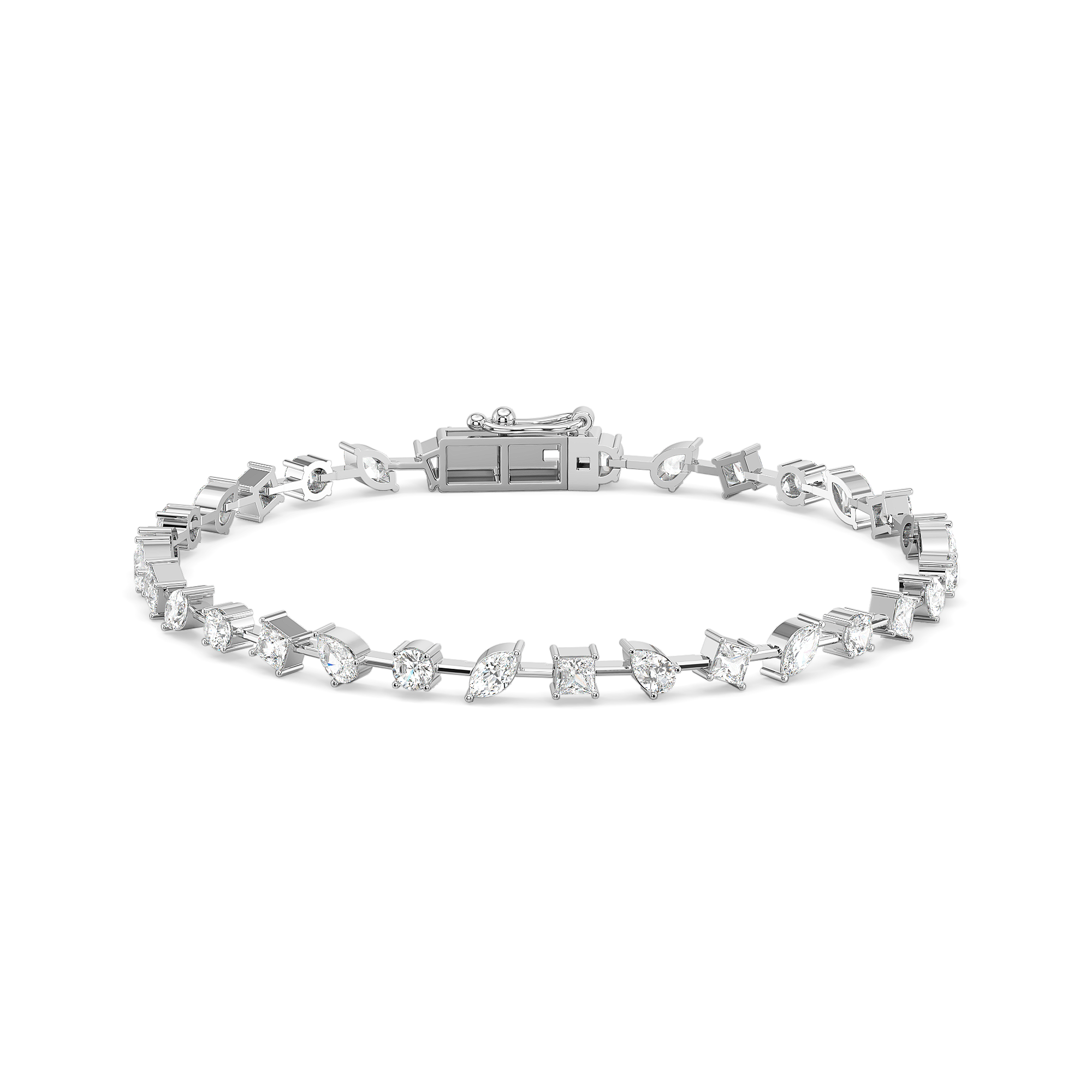 Diamond Cosmos - Pure Gold Lab Diamond Tennis Bracelet