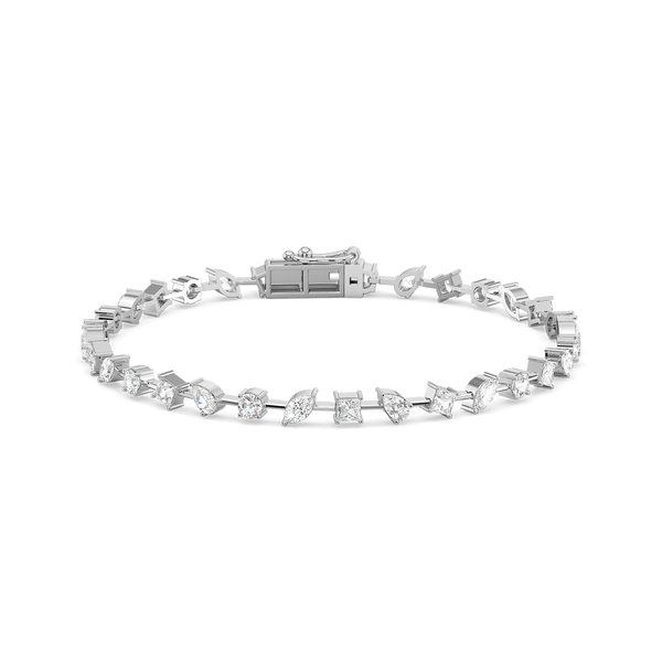Diamond Cosmos - Pure Gold Lab Diamond Tennis Bracelet