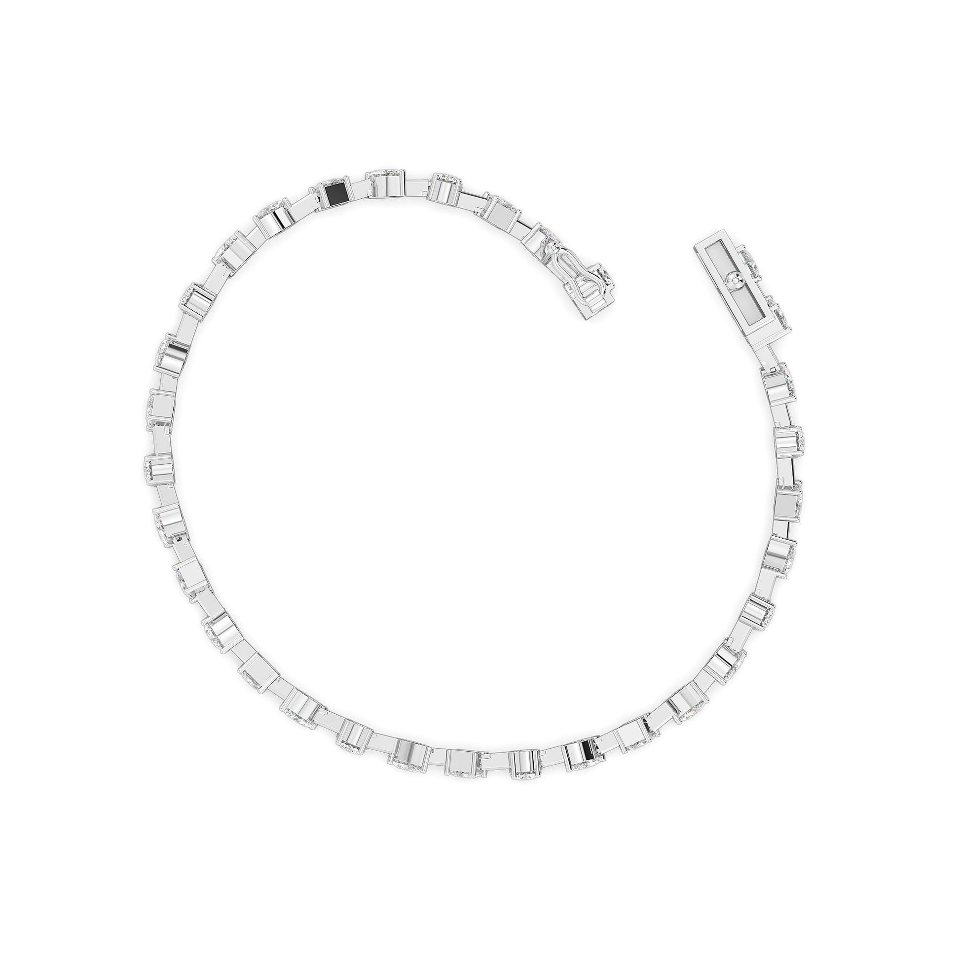 Diamond Cosmos - Pure Gold Lab Diamond Tennis Bracelet