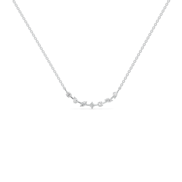 Lukson Diamond Cosmos Pure Gold Lab Grown Diamond Necklace