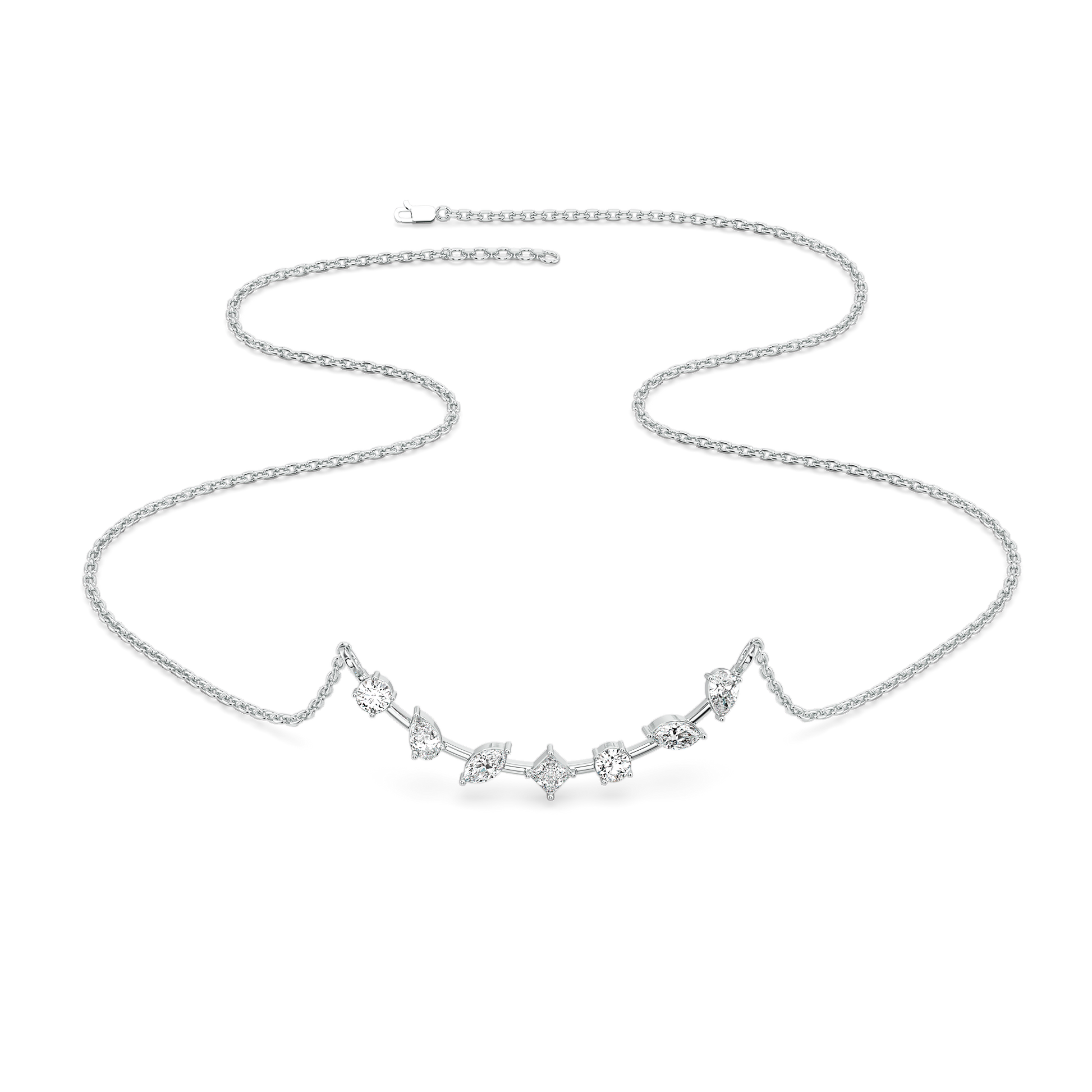 Diamond Cosmos - Pure Gold Lab Diamond Necklace
