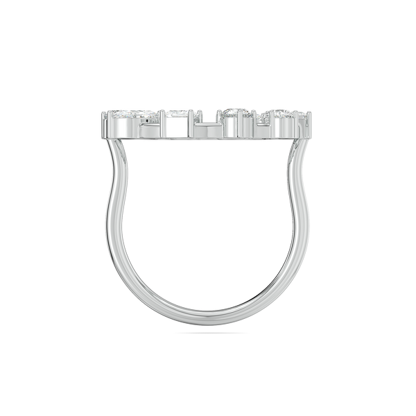 Lukson Cosmos Pure Gold Lab Grown Diamond Ring for Women