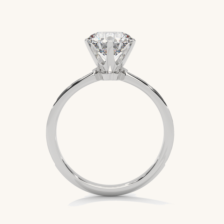 Forever One - Pure Gold Lab Diamond Solitaire Ring