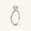 Lukson Forever One Gold Lab Grown Diamond Solitaire Ring for Women