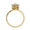 Lukson Dew Kissed Gold Lab Grown Diamond Solitaire Ring in India